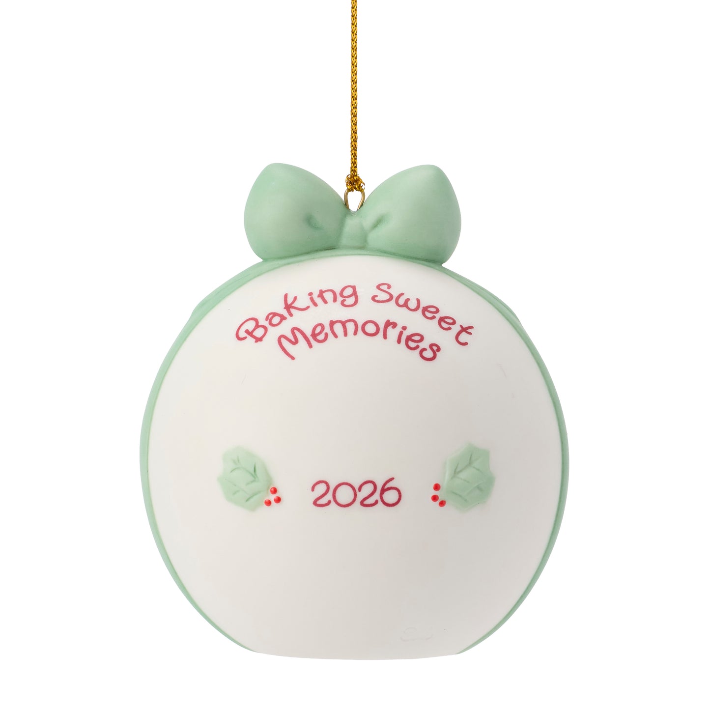 Baking Sweet Memories 2026 Dated Girl Ball Ornament
