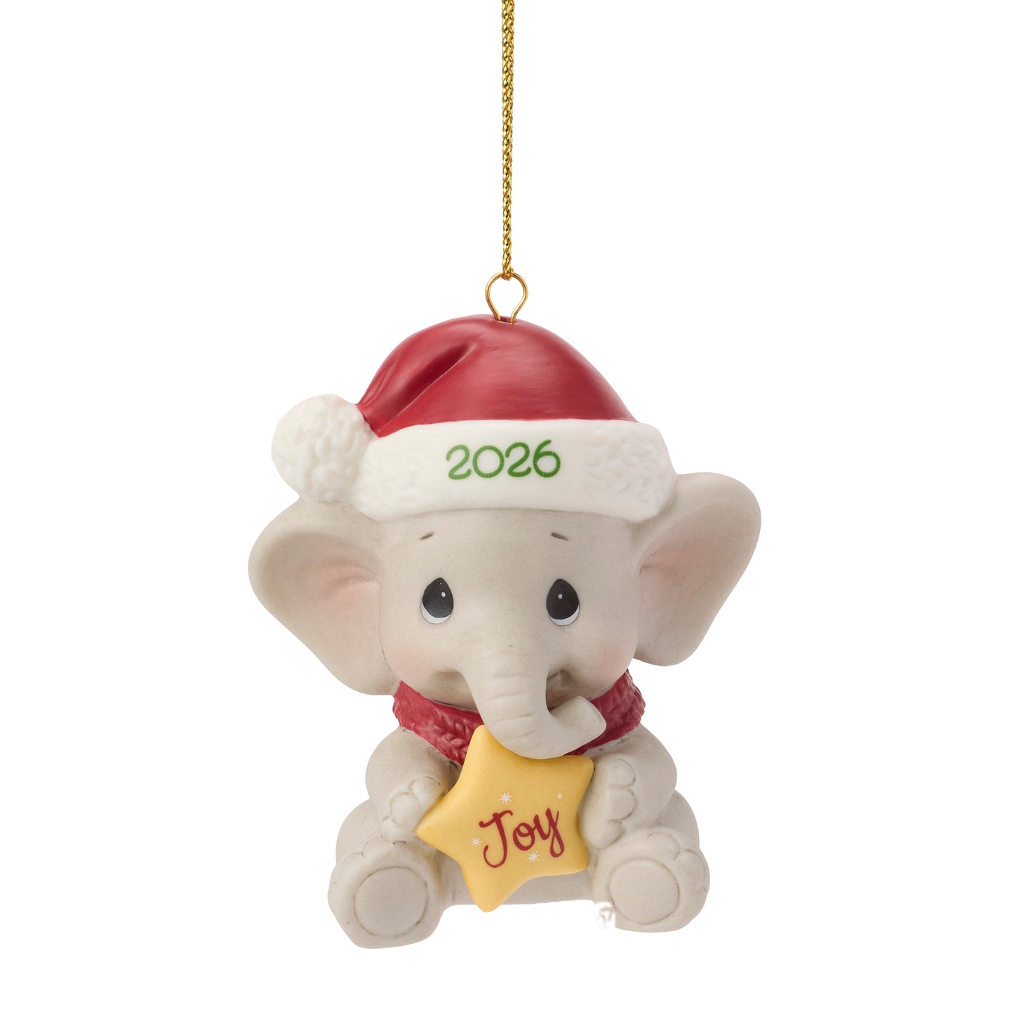 Wishing You Tons Of Joy 2026 Dated Elephant Ornament