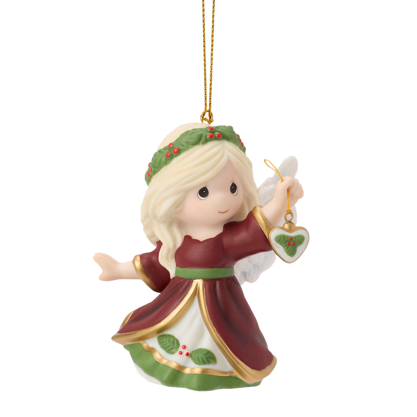 Heartfelt Christmas Wishes Annual Angel Ornament