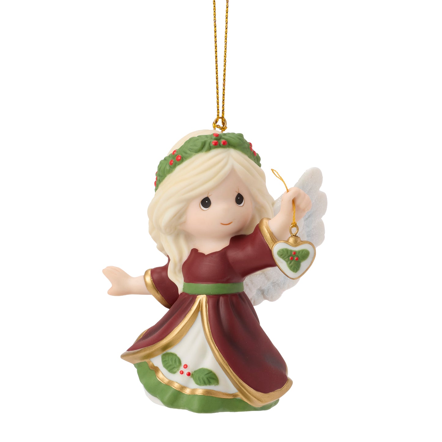 Heartfelt Christmas Wishes Annual Angel Ornament
