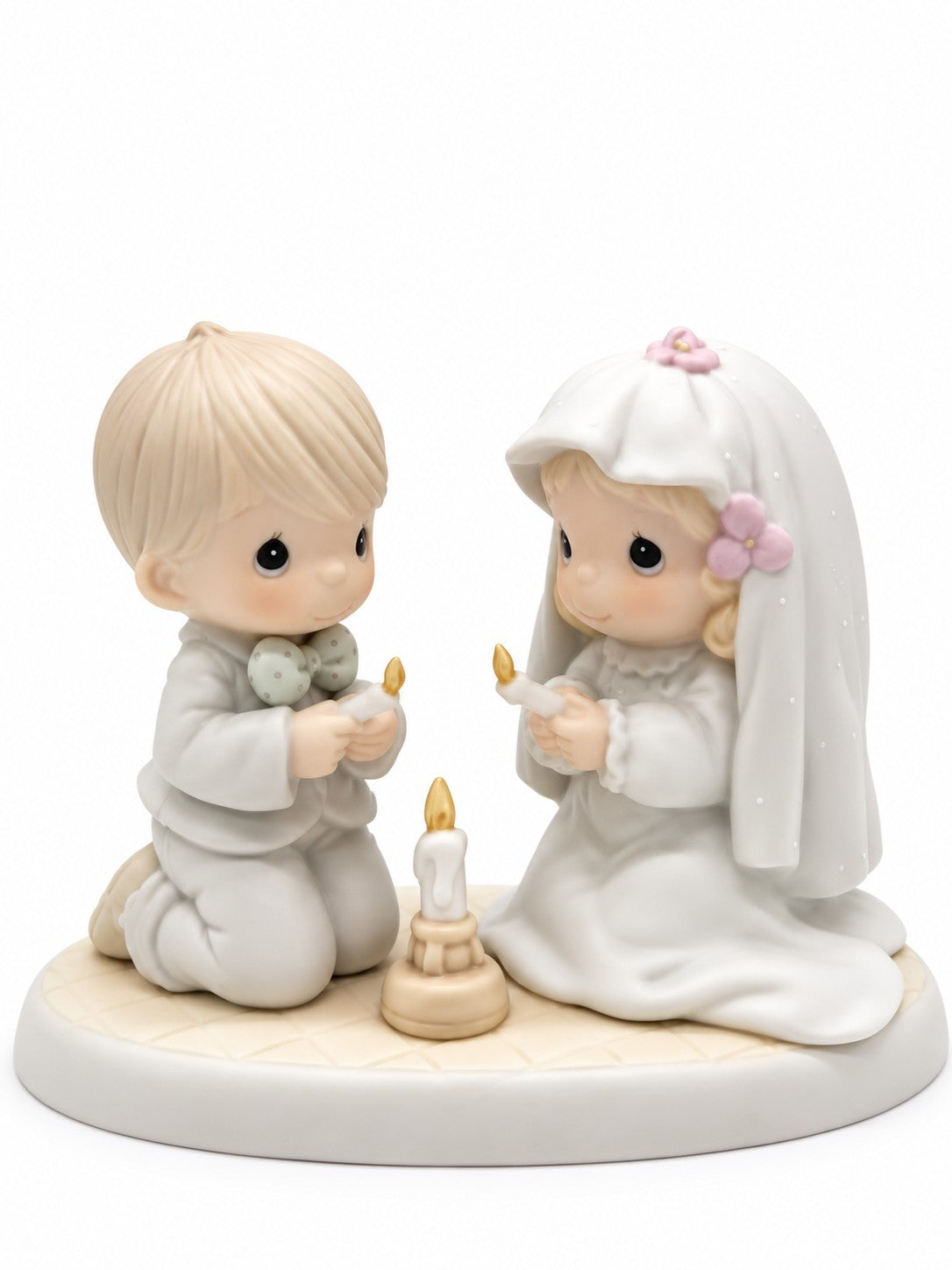 The Lord Is Your Light To Happiness Vintage Figurine