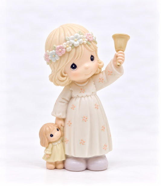 Ring Out The Good News Vintage Figurine