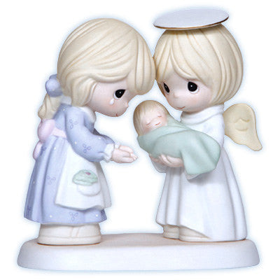 Mommy's Love Goes With You, Bisque Porcelain Figurine
