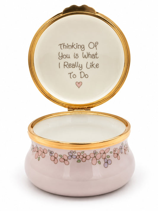 Thinking Of You Is What I Really Like To Do Vintage Trinket Box
