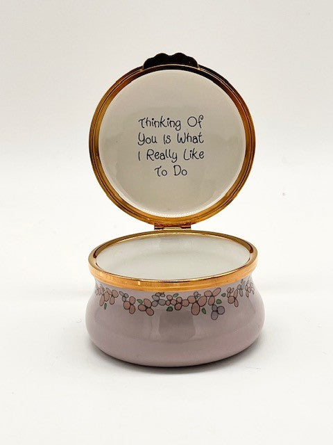 Thinking Of You Is What I Really Like To Do Vintage Trinket Box