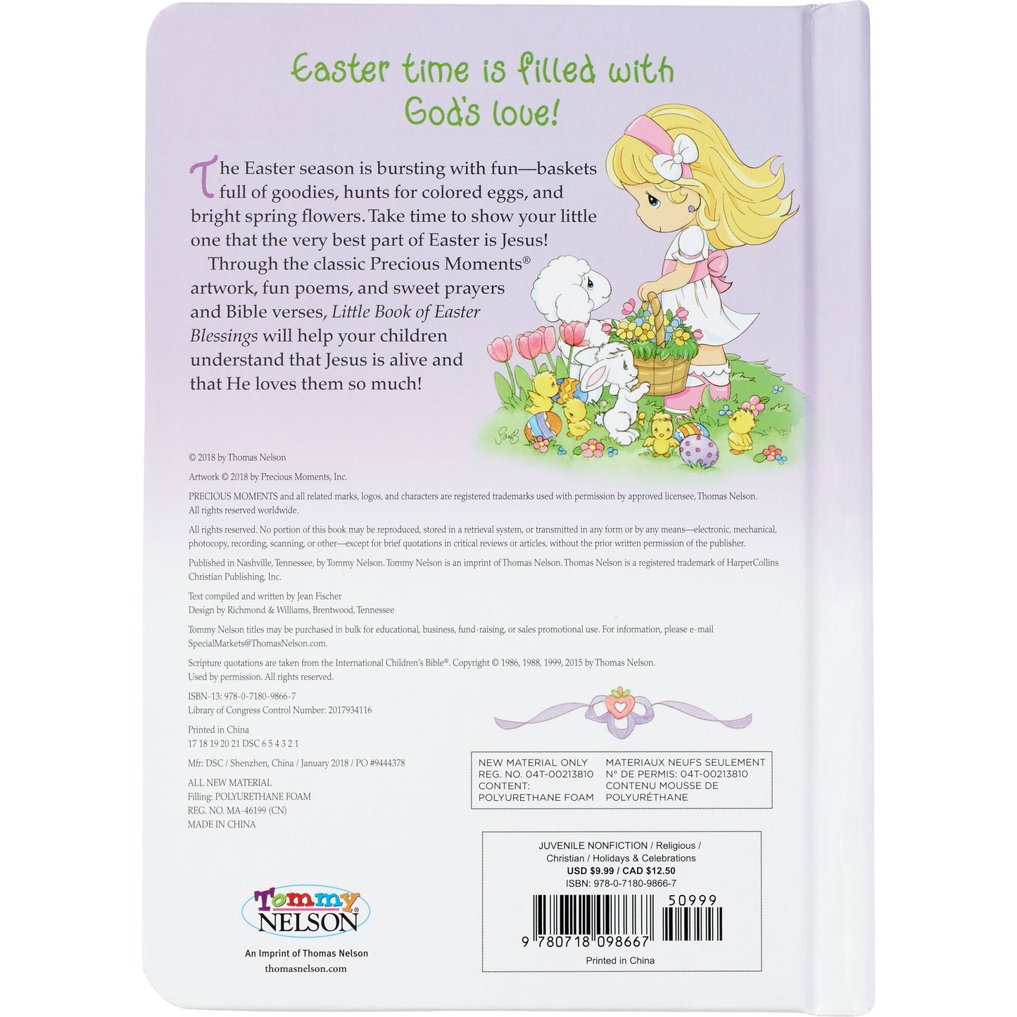 Little Book Of Easter Blessings Padded Board Book