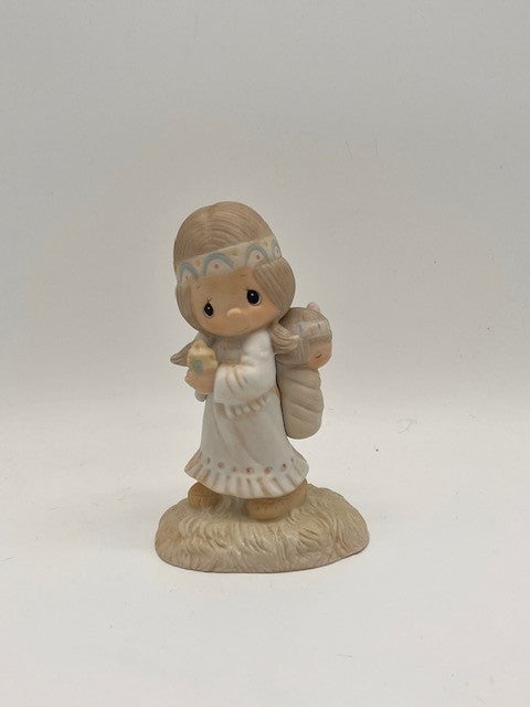 His Burden Is Light Vintage Figurine
