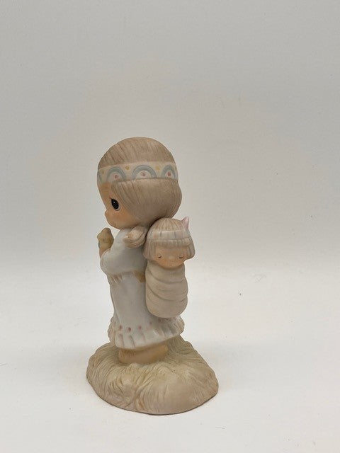 His Burden Is Light Vintage Figurine