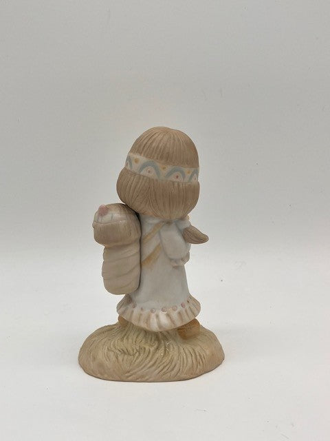 His Burden Is Light Vintage Figurine