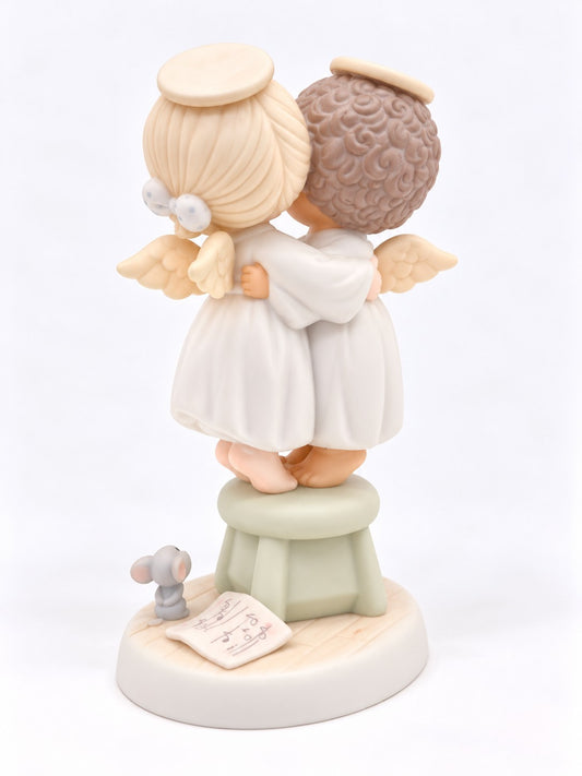 Angels We Have Heard On High Vintage Figurine