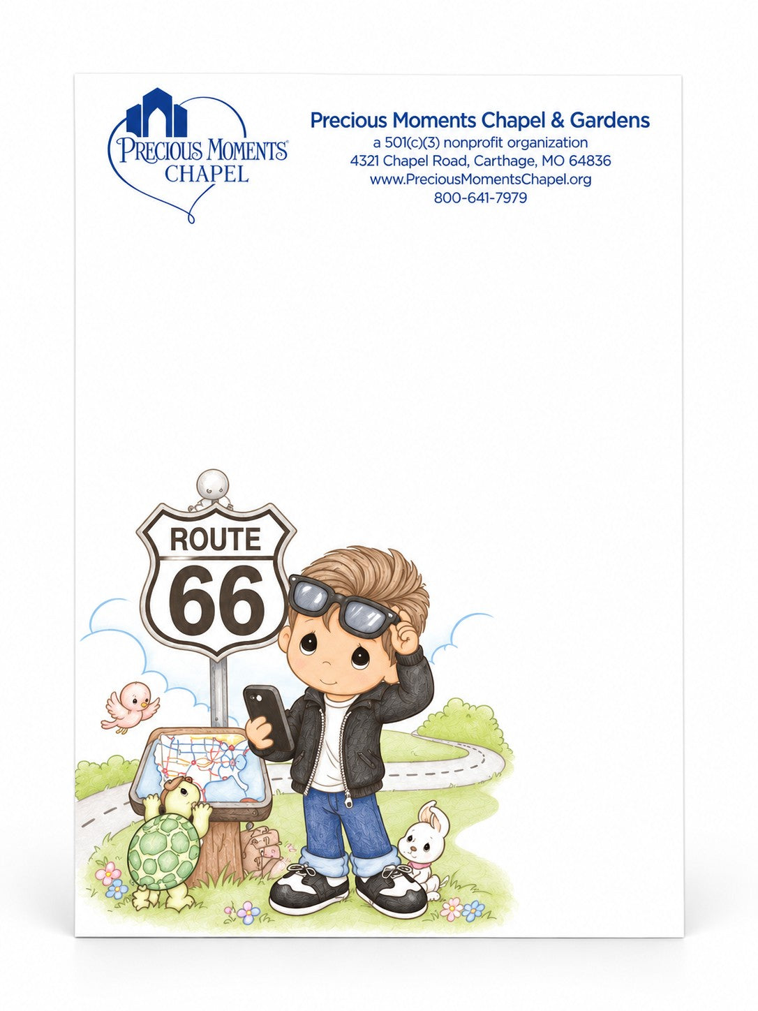 Route 66 Chapel Exclusive Souvenir Notepad