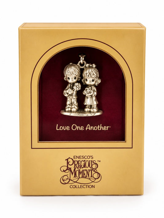Love One Another Vintage Christening Charm