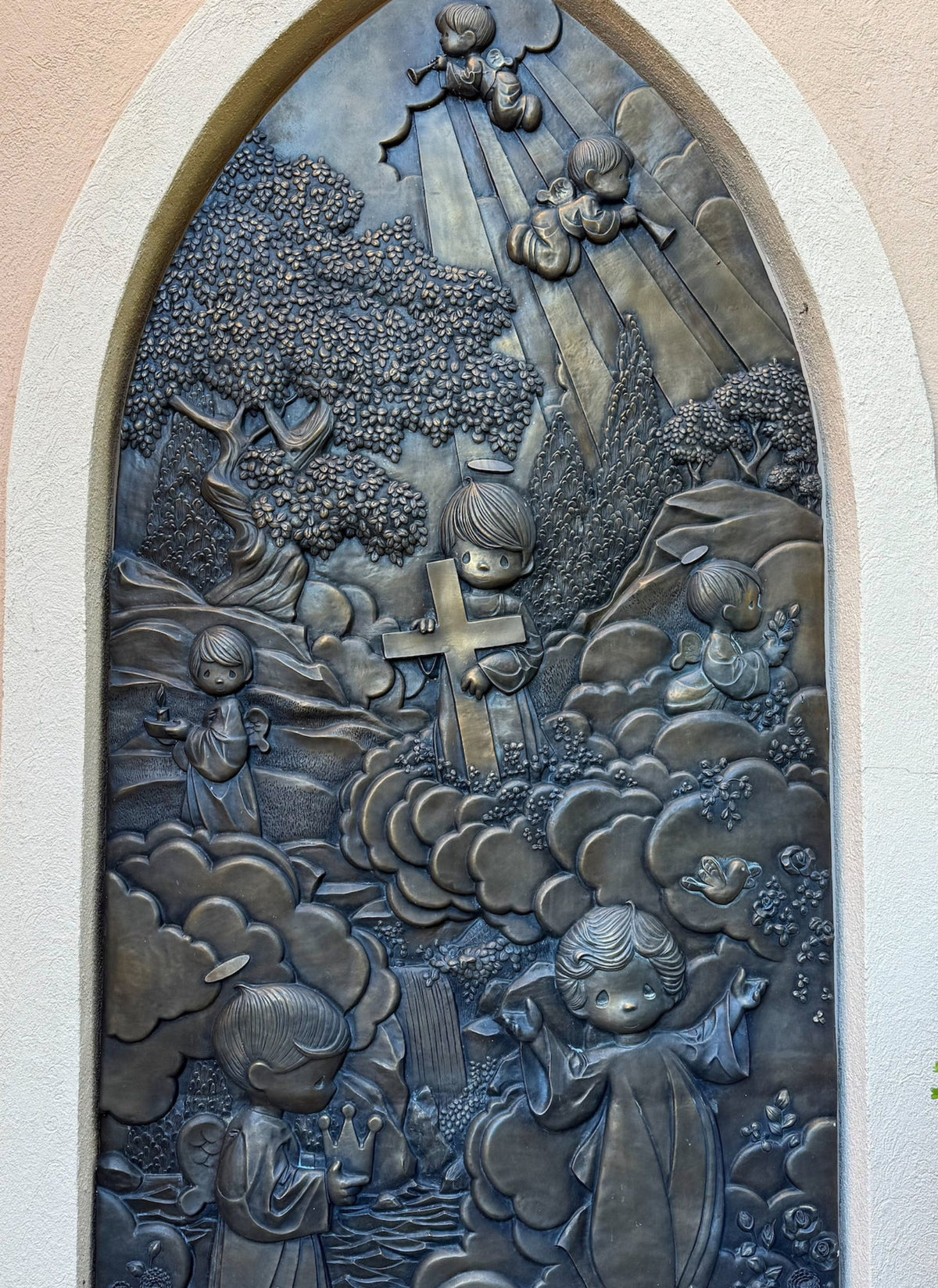 From Paper Napkins to Bronze Reliefs
